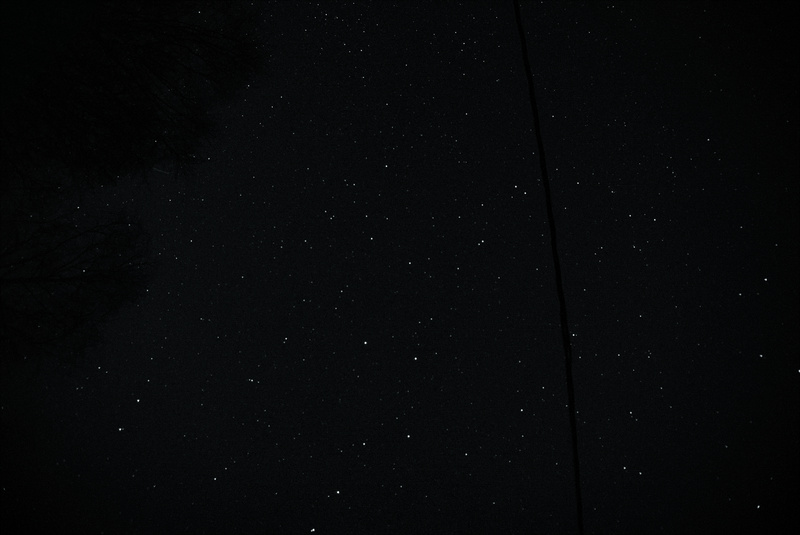 Night sky over Kvissleby, Sweden.